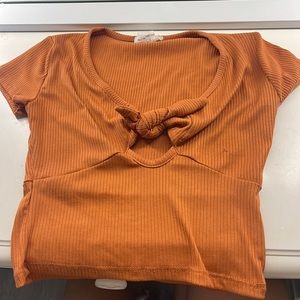 Orange Crop Top